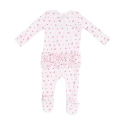 Angel Dear 2 Way Zipper Ruffle Back Footie