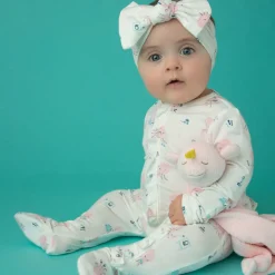Angel Dear Blankie - Pink Narwhal