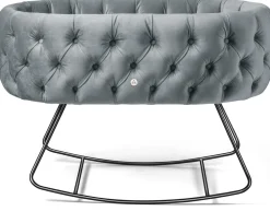 Aristot Bassinet - Velvet Button Dusty Blue