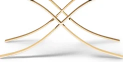 Aristot Curule Base - Gold