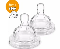 Avent Anti-Colic Nipple, 2 Pack - Fast Flow
