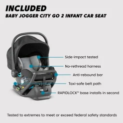 Baby Jogger City Mini GT2 Travel System - Opulent Black
