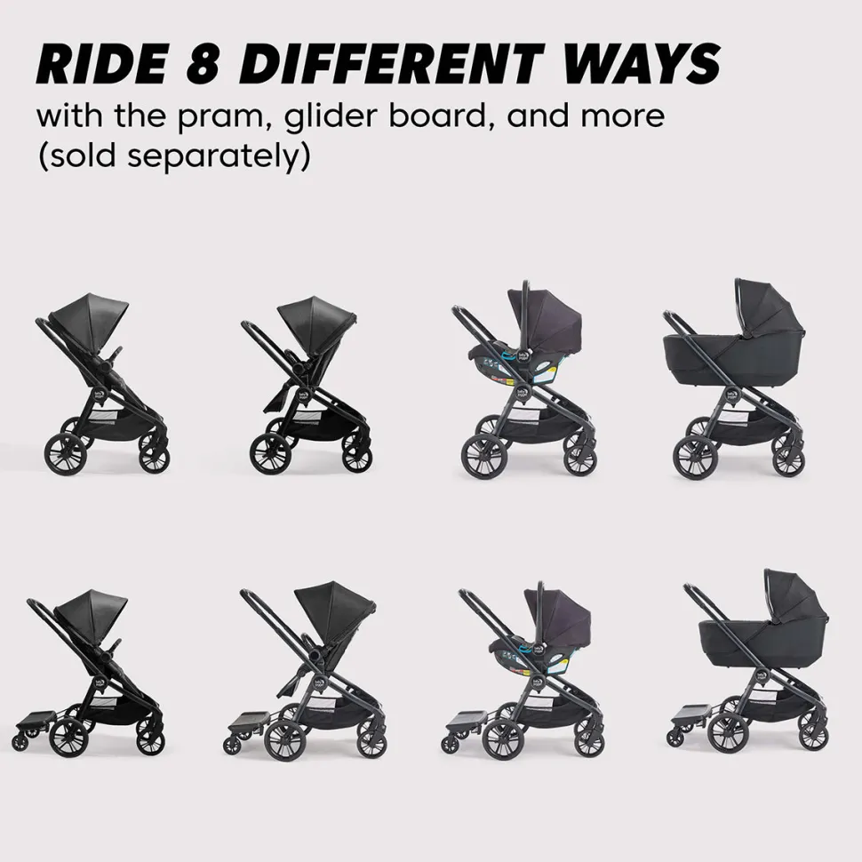 Baby Jogger City Sights + City GO 2 Travel System - Rich Black