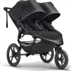 Baby Jogger Summit X3 Double Jogging Stroller - Midnight Black