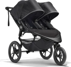 Baby Jogger Summit X3 Double Jogging Stroller - Midnight Black