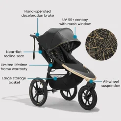 Baby Jogger x Robin Arzón Summit X3 Jogging Stroller - City Royalty