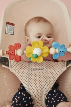 BabyBjorn Bouncer + Toy Bundle - Bliss (Mesh) Pearly Pink