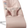 BabyBjorn Bouncer Bliss, Light Gray Frame Woven Melange, Light Pink