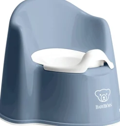 BabyBjorn Potty Chair - Deep Blue/White