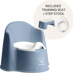 BabyBjorn Potty Training Bundle - Deep Blue / White