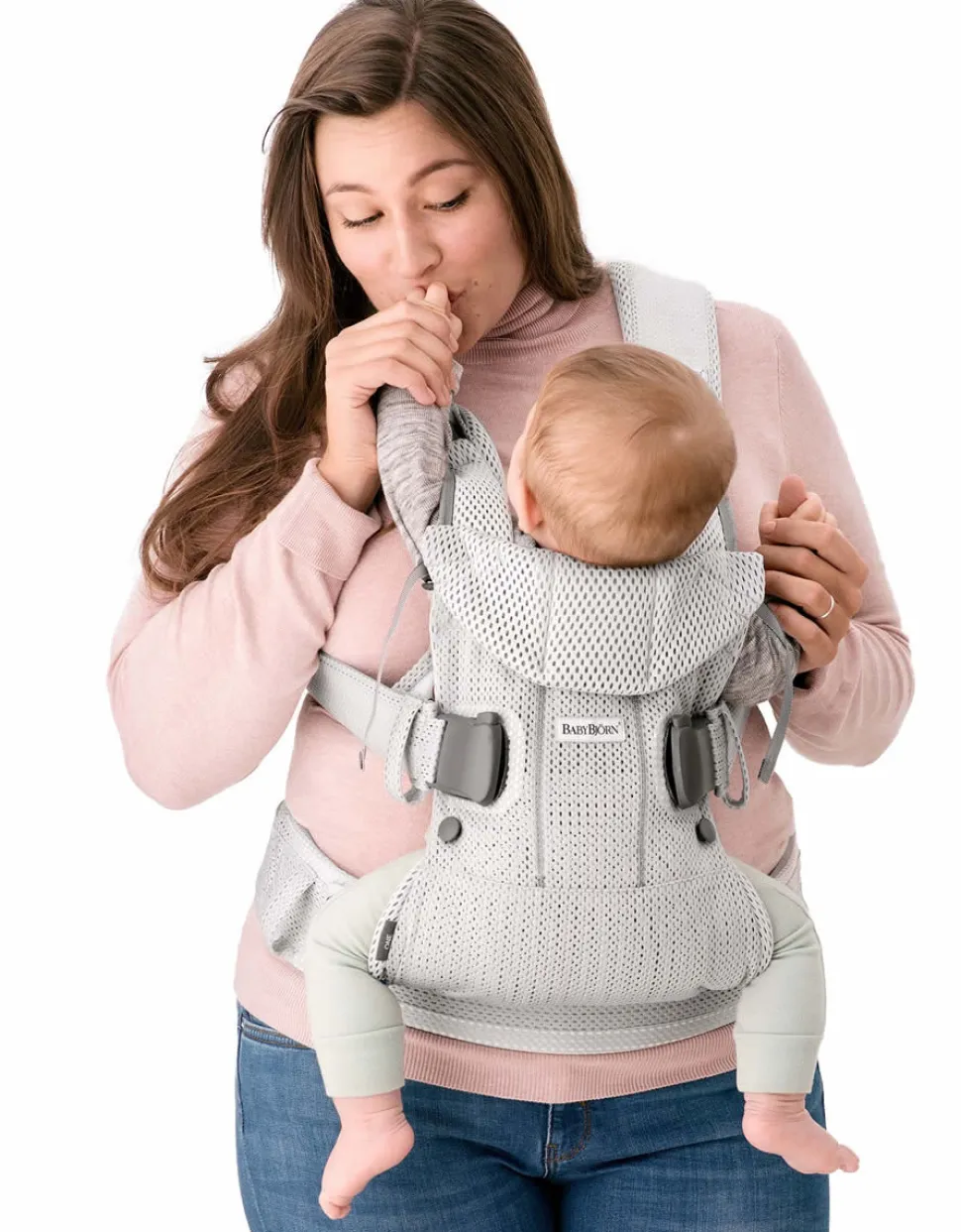 BabyBjörn Baby Carrier One Air, 3D Mesh - Pearly Pink