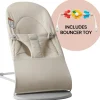 BabyBjörn Bouncer + Toy Bundle - Balance Soft (Tri-Fabric) Light Beige / Flying Friends