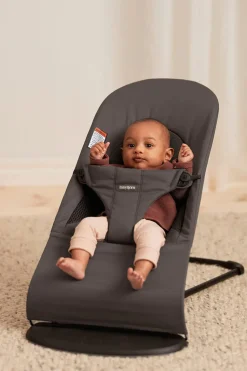 BabyBjörn Bouncer Balance Soft, Dark Gray Frame, Tri-Fabric Dark Gray