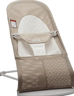 BabyBjörn Bouncer Balance Soft, Light Gray Frame Mesh Gray Beige/Grey