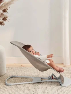 BabyBjörn Bouncer Balance Soft, Light Gray Frame Mesh Gray Beige/Grey