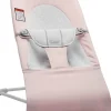 BabyBjörn Bouncer Balance Soft, Light Gray Frame Cotton/Jersey Light Pink/Grey