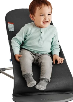 BabyBjörn Bouncer Bliss, Dark Gray Frame Mesh Pearly Pink