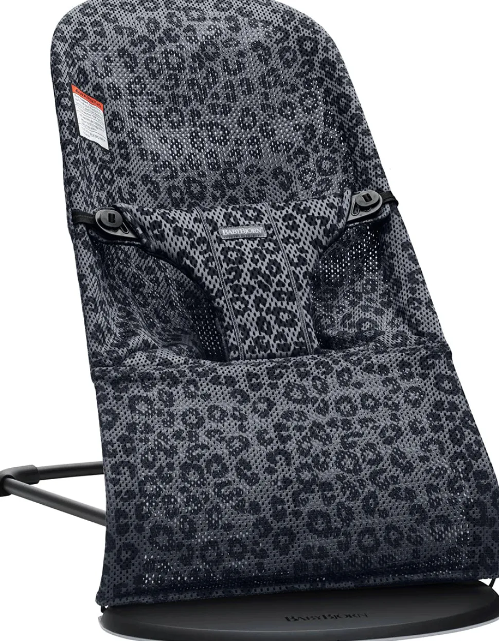 BabyBjörn Bouncer Bliss, Dark Gray Frame Mesh Anthracite Leopard