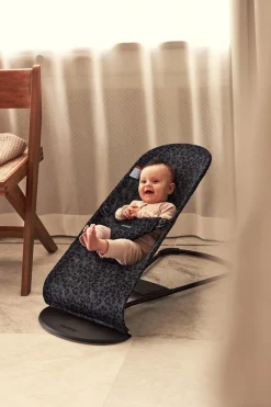 BabyBjörn Bouncer Bliss, Dark Gray Frame Mesh Anthracite Leopard