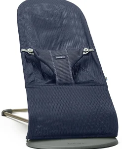 BabyBjörn Bouncer Bliss, Dark Gray Frame Mesh Navy Blue