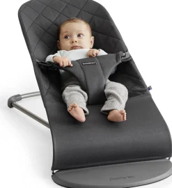 BabyBjörn Bouncer Bliss, Dark Gray Frame Mesh Navy Blue