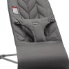 BabyBjörn Bouncer Bliss, Dark Gray Frame Petal Quilt Cotton Anthracite