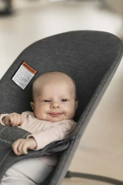BabyBjörn Bouncer Bliss, Dark Gray Frame 3D Jersey Charcoal