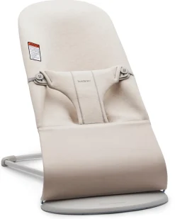 BabyBjörn Bouncer Bliss, Light Gray Frame 3D Jersey Light Beige