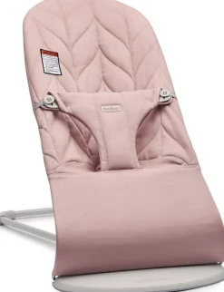 BabyBjörn Bouncer Bliss, Light Gray Frame Petal Pink
