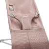 BabyBjörn Bouncer Bliss, Light Gray Frame Mesh Dusty Pink