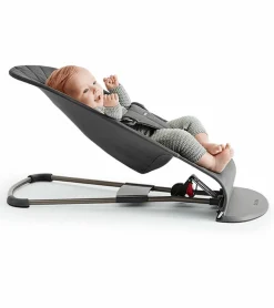 BabyBjörn Bouncer Bliss, Light Gray Frame Mesh Beige Gray
