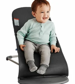 BabyBjörn Bouncer Bliss, Light Gray Frame Mesh Beige Gray