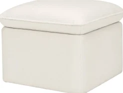 Babyletto Cali Storage Ottoman - Performance Cream Eco-Weave