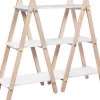 BabyLetto Dottie Bookcase In White and Washed Natural Finish