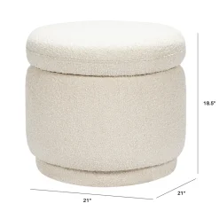 Babyletto Enoki Storage Ottoman - Ivory Boucle