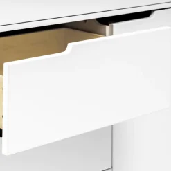Babyletto Hudson 3-Drawer Changer Dresser, KD w/Removable Changing Tray In White