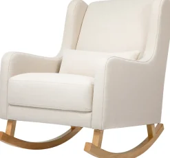 Babyletto Kai Rocker - Performance Natural Eco-Twill w/ Light Legs
