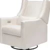 Babyletto Kiwi Electronic Glider Recliner w/ USB - Performance Cream Eco-Weave