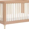 Babyletto Lolly 3-In-1 Convertible Crib with Toddler Bed Conversion Kit - Canyon/Washed Natural