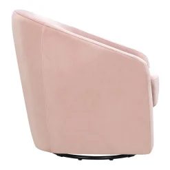 Babyletto Madison Swivel Glider - Blush Pink Velvet