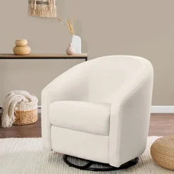 Babyletto Madison Swivel Glider - Performance Natural Eco-Twill