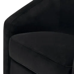 Babyletto Madison Swivel Glider - Black Velvet