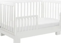 Babyletto Modo 3-in-1 Convertible Crib w/Toddler Bed Conversion Kit - White