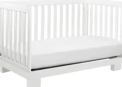 Babyletto Modo 3-in-1 Convertible Crib w/Toddler Bed Conversion Kit - White