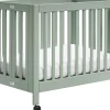 Babyletto Origami Mini Crib - Light Sage
