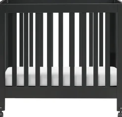 Babyletto Origami Mini Crib - Black Finish