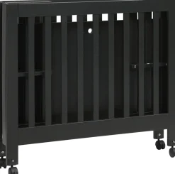 Babyletto Origami Mini Crib - Black Finish