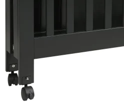 Babyletto Origami Mini Crib - Black Finish