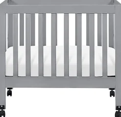 Babyletto Origami Mini Crib - Grey