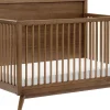 Babyletto Palma 4-in-1 Convertible Crib w/Toddler Bed Conversion Kit - Natural Walnut